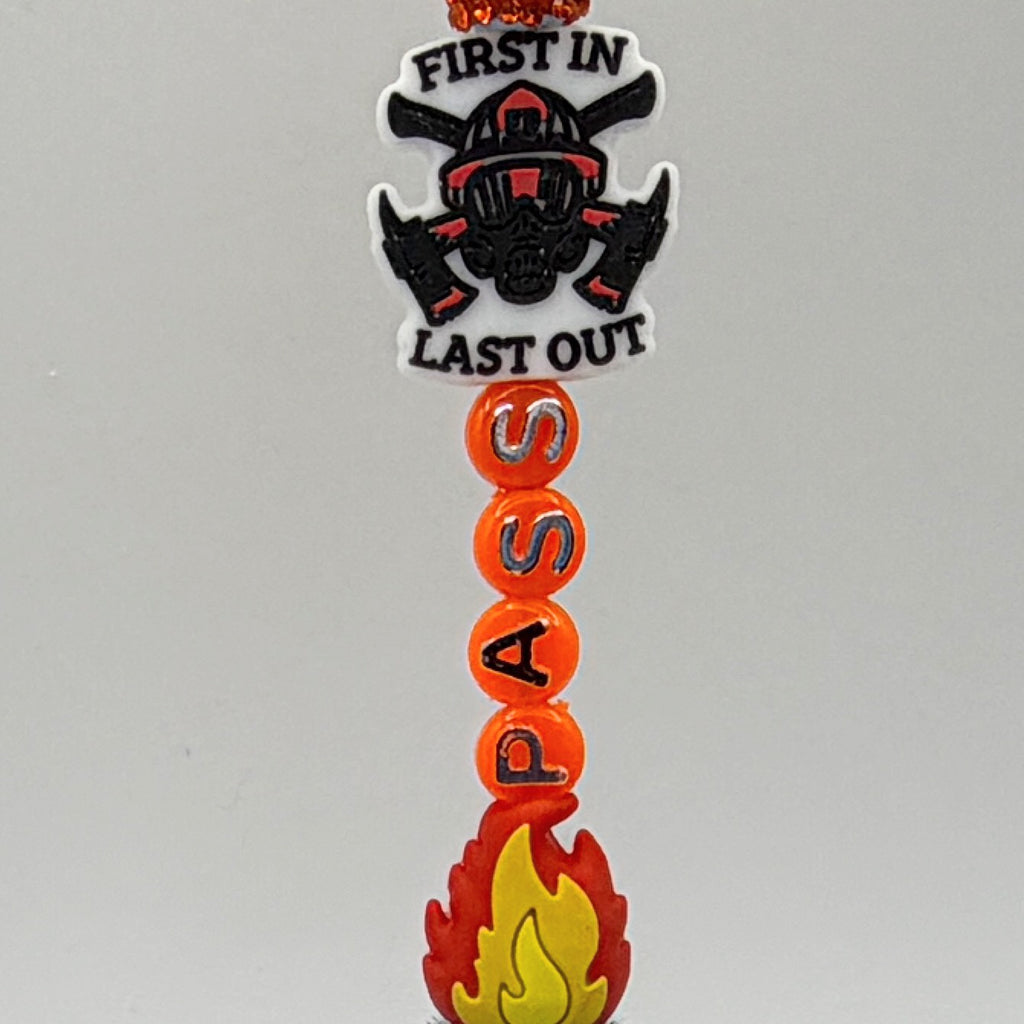 Firefighter Beaded Pen Collection