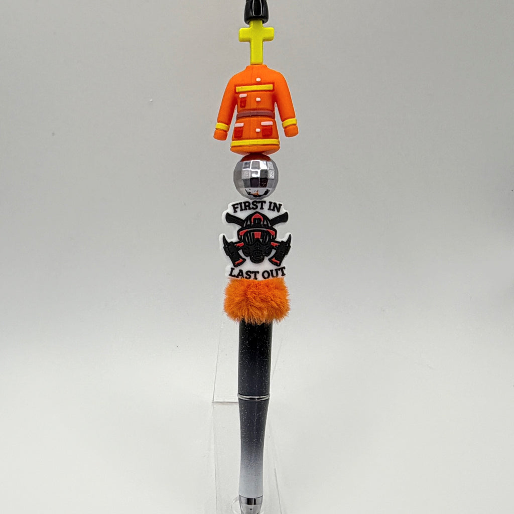 Firefighter Beaded Pen Collection