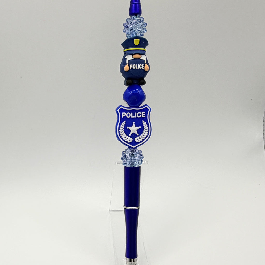 Police Officer Beaded Pen Collection