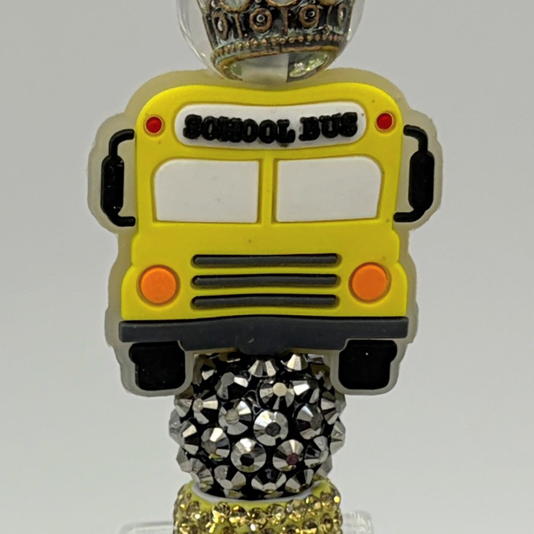 School Bus & Lunch Lady Beaded Pen Collection – Teacher Appreciation Gift – Back to School Pen