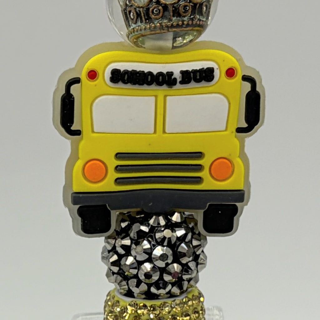 School Bus Beaded Pen – Teacher & Bus Driver Gift | Back to School Pen
