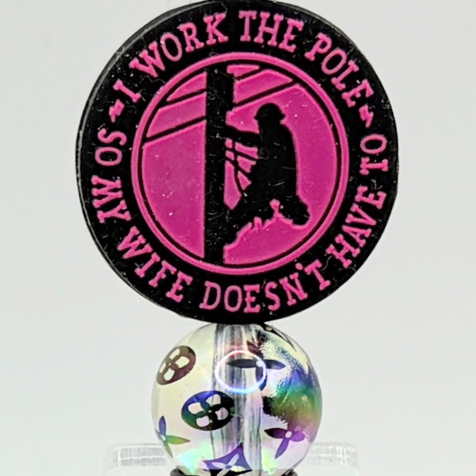 Power Line Worker Beaded Pen | Lineman Gift | Funny Utility Worker Pen | Choose Your Style A–E