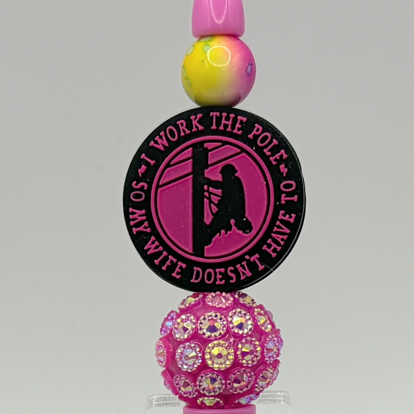 Power Line Worker Beaded Pen | Lineman Gift | Funny Utility Worker Pen | Choose Your Style A–E