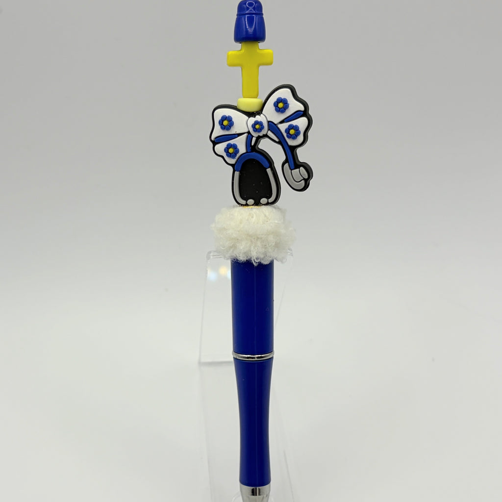 Jobs & Professions Beaded Pens | Teacher, Nurse, Dental, & School Staff Gifts | Choose Your Style A–EE