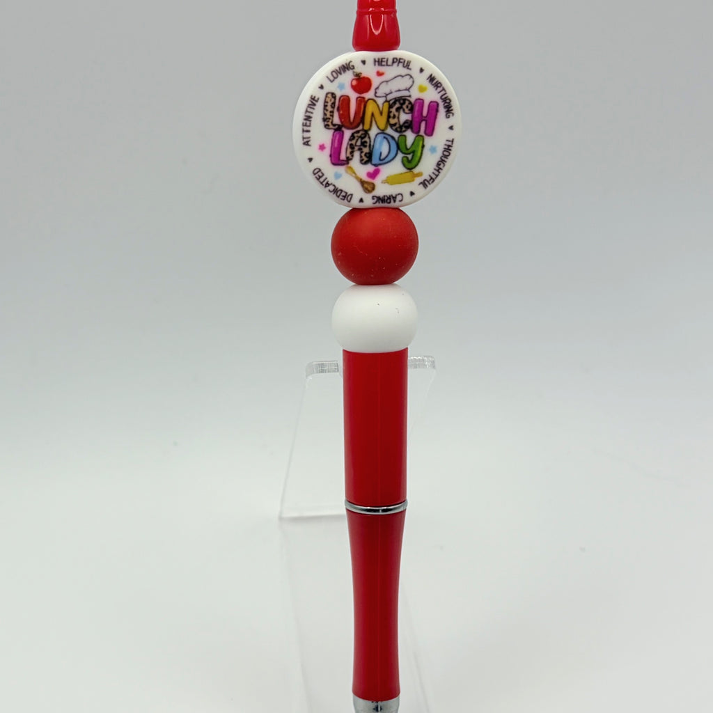 Jobs & Professions Beaded Pens | Teacher, Nurse, Dental, & School Staff Gifts | Choose Your Style A–EE