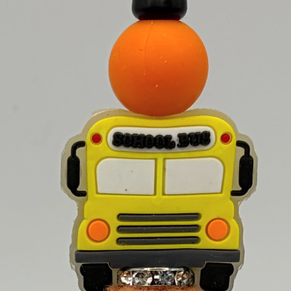 School Bus & Lunch Lady Beaded Pen Collection – Teacher Appreciation Gift – Back to School Pen
