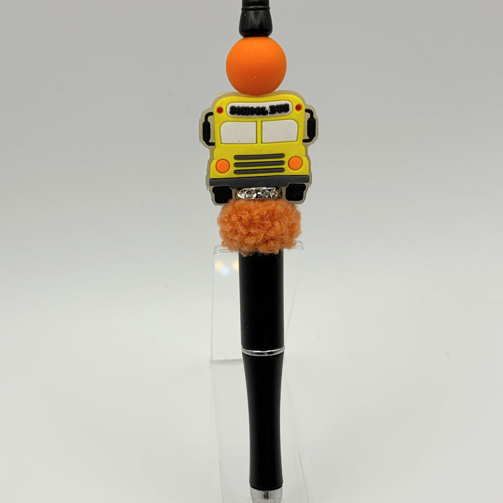 School Bus Beaded Pen – Teacher & Bus Driver Gift | Back to School Pen