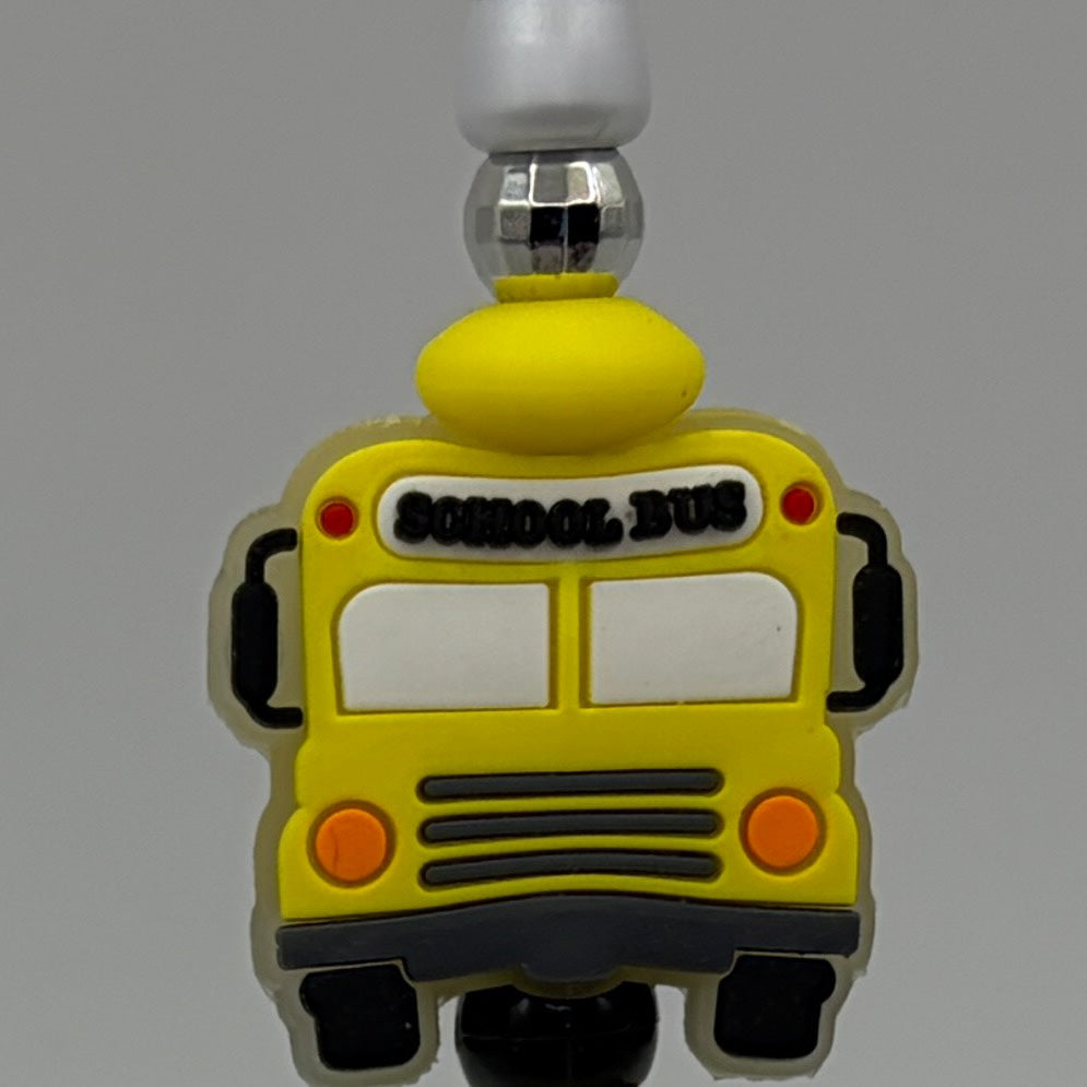 School Bus & Lunch Lady Beaded Pen Collection – Teacher Appreciation Gift – Back to School Pen