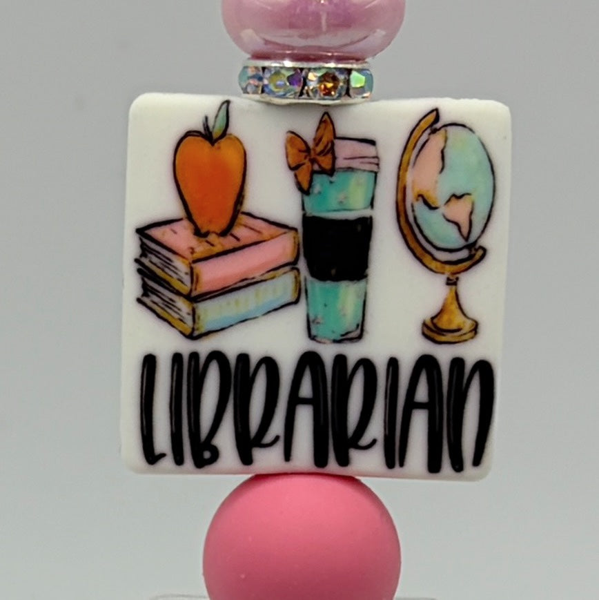 School Bus & Lunch Lady Beaded Pen Collection – Teacher Appreciation Gift – Back to School Pen