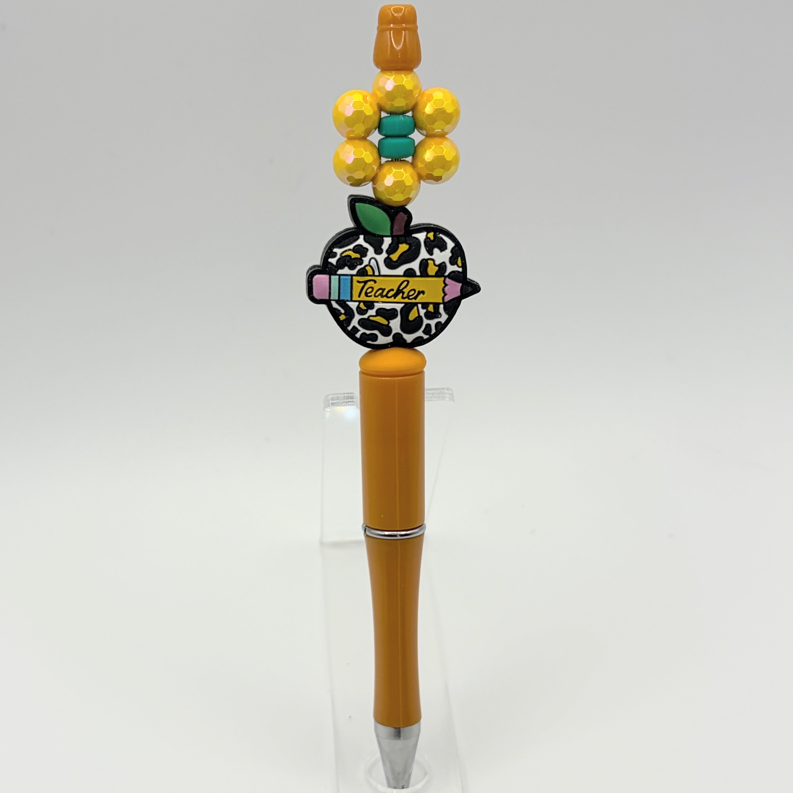 School Bus & Lunch Lady Beaded Pen Collection – Teacher Appreciation Gift – Back to School Pen