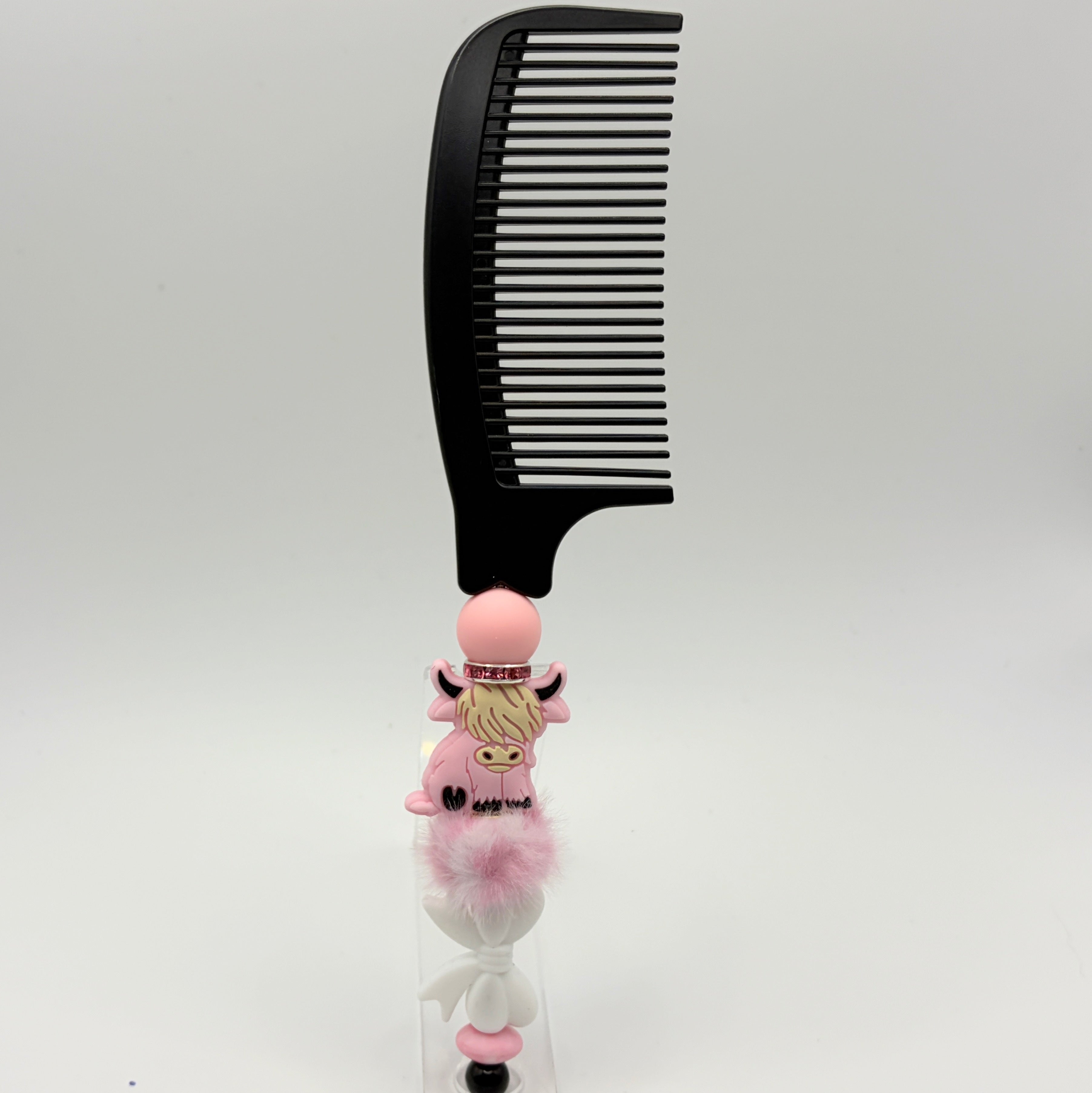 Beaded Wide-Tooth Comb | Handmade Detangling Comb | Choose Your Style