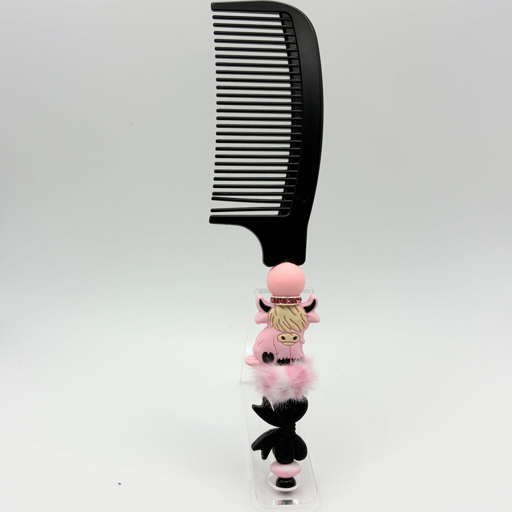 Beaded Wide-Tooth Comb | Handmade Detangling Comb | Choose Your Style