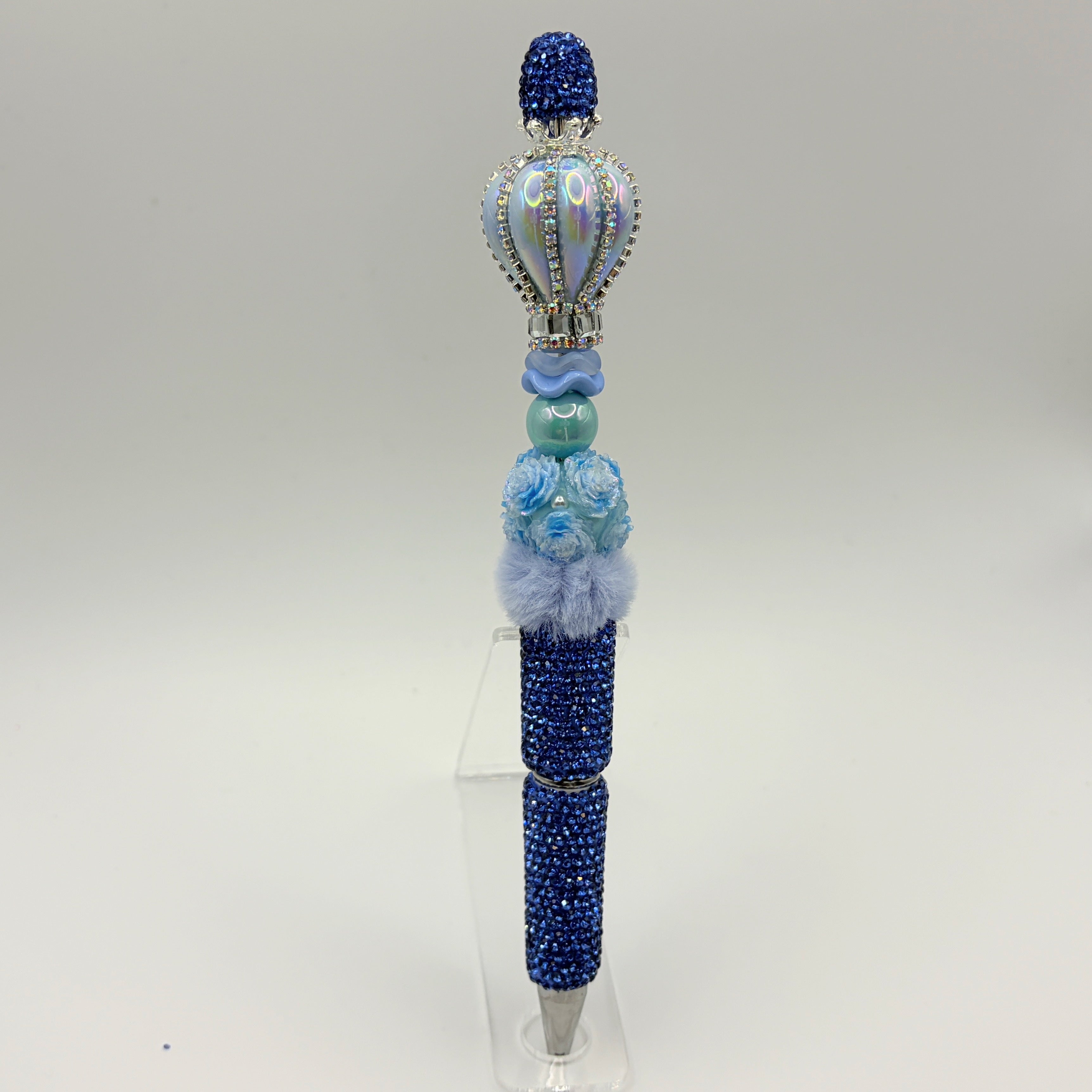 Balloon Crown Beaded Pens – Choose Your Style A–C | Luxe Rhinestone Balloon Pens