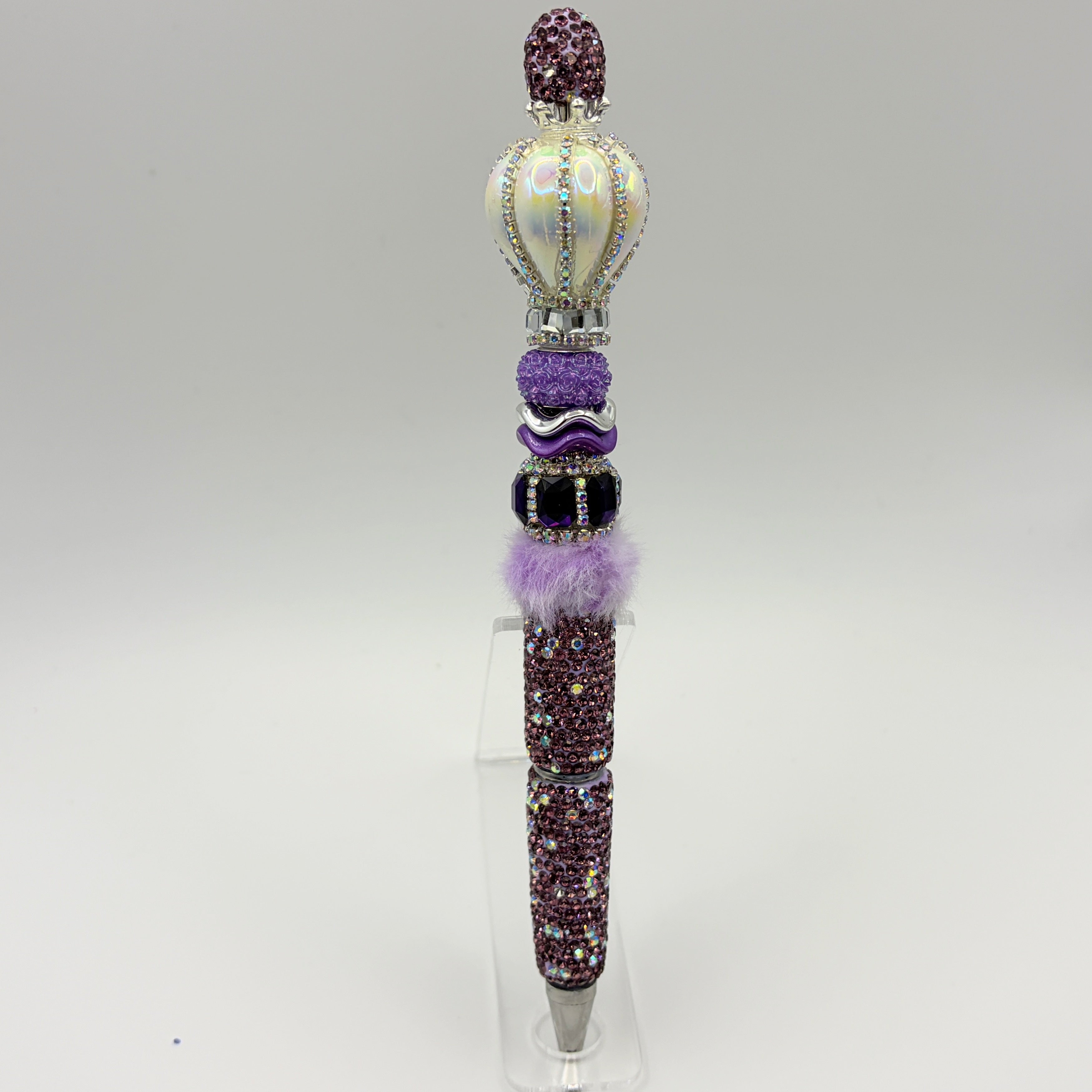 Balloon Crown Beaded Pens – Choose Your Style A–C | Luxe Rhinestone Balloon Pens