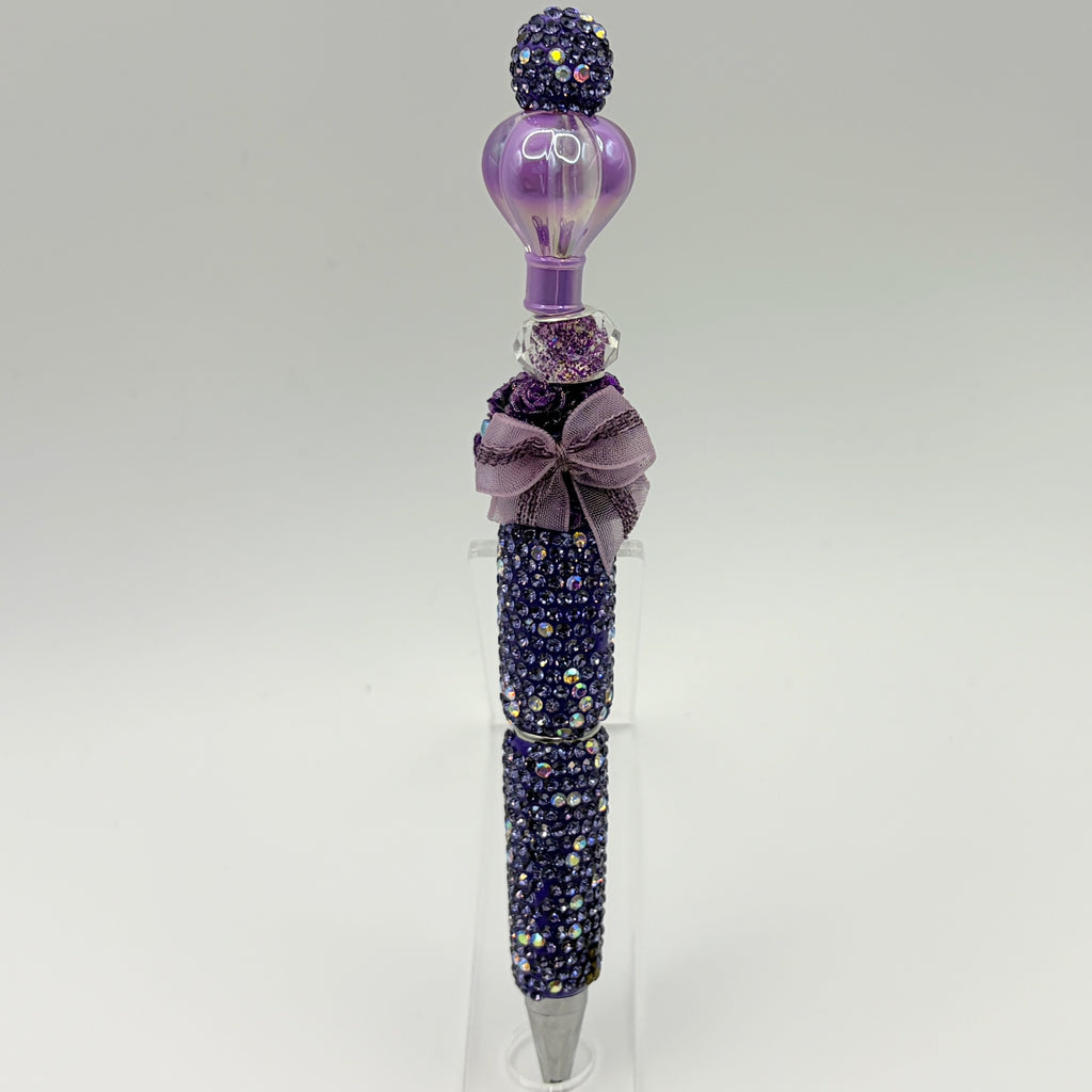 Elegant Balloon Beaded Pens – Choose Your Style A–B | Soft Glam Rhinestone Pens