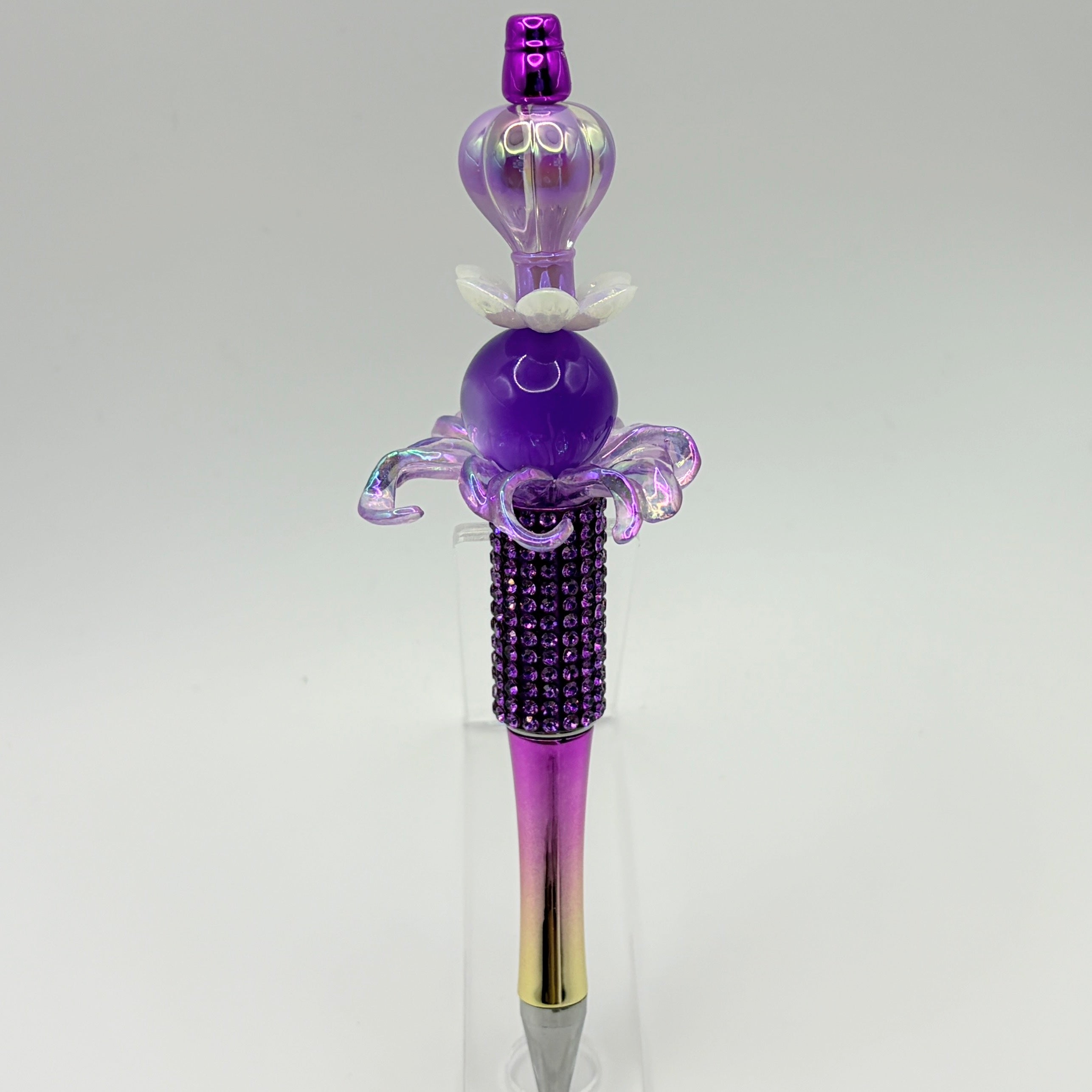 Elegant Balloon Beaded Pens – Choose Your Style A–B | Soft Glam Rhinestone Pens