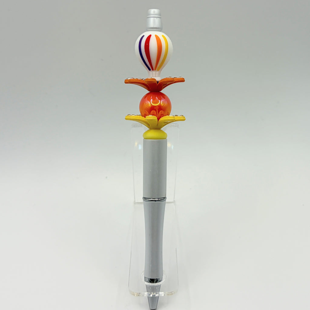 Colorful Balloon Beaded Pen – Silicone Balloon Festival Pen | Handmade