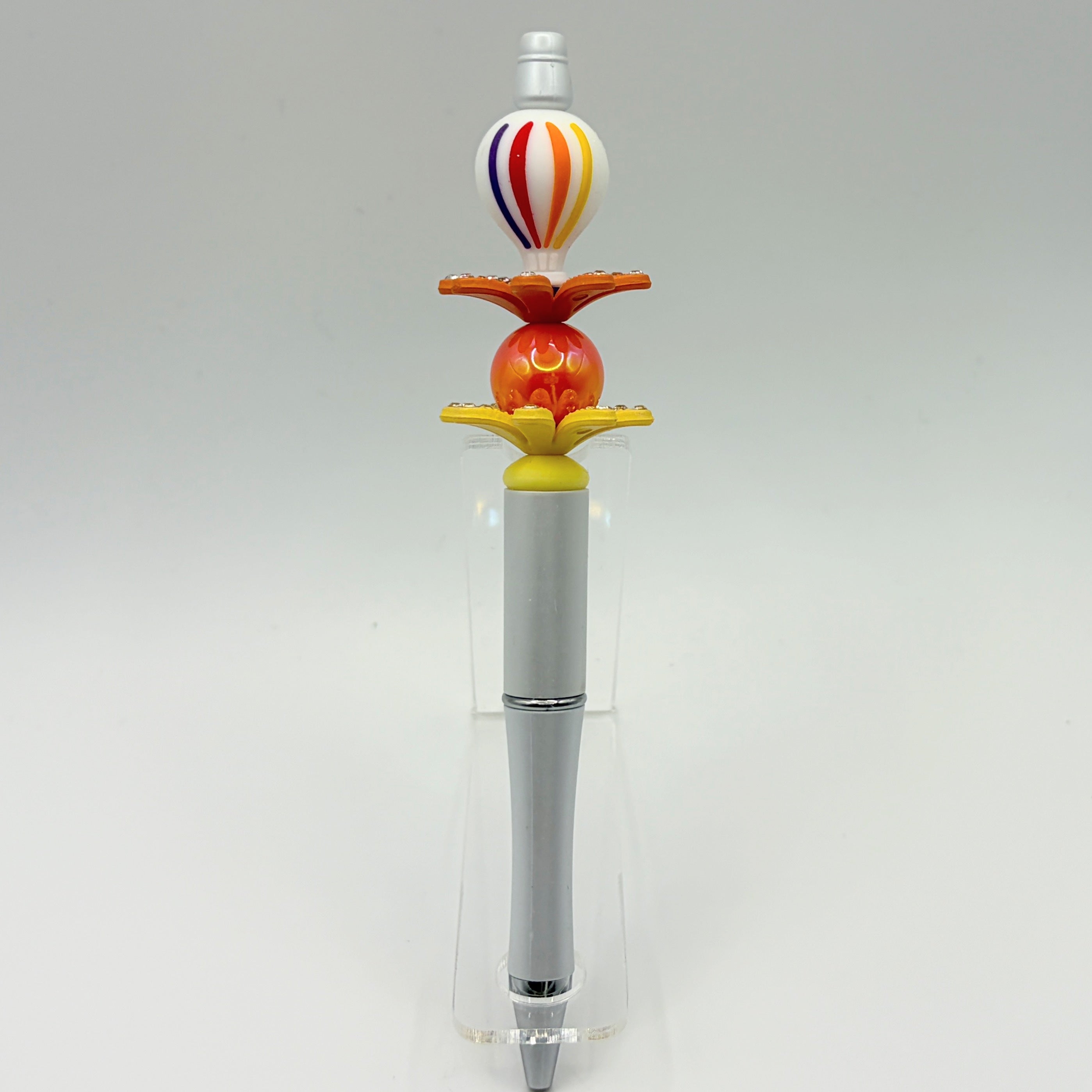 Colorful Balloon Beaded Pen – Silicone Balloon Festival Pen | Handmade