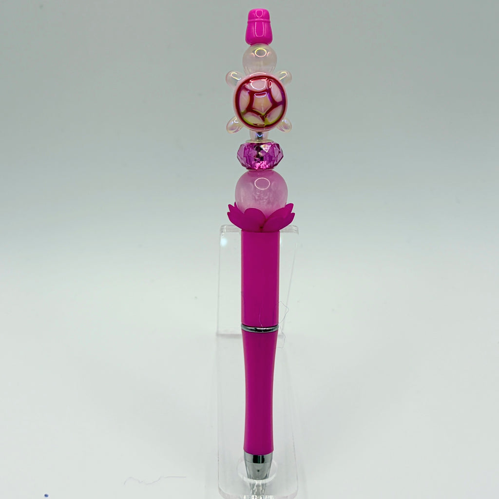 Beaded Turtle Pens – Coastal Sea Turtle Bead Pens | Choose Your Style A–F | Handmade Gift Pens