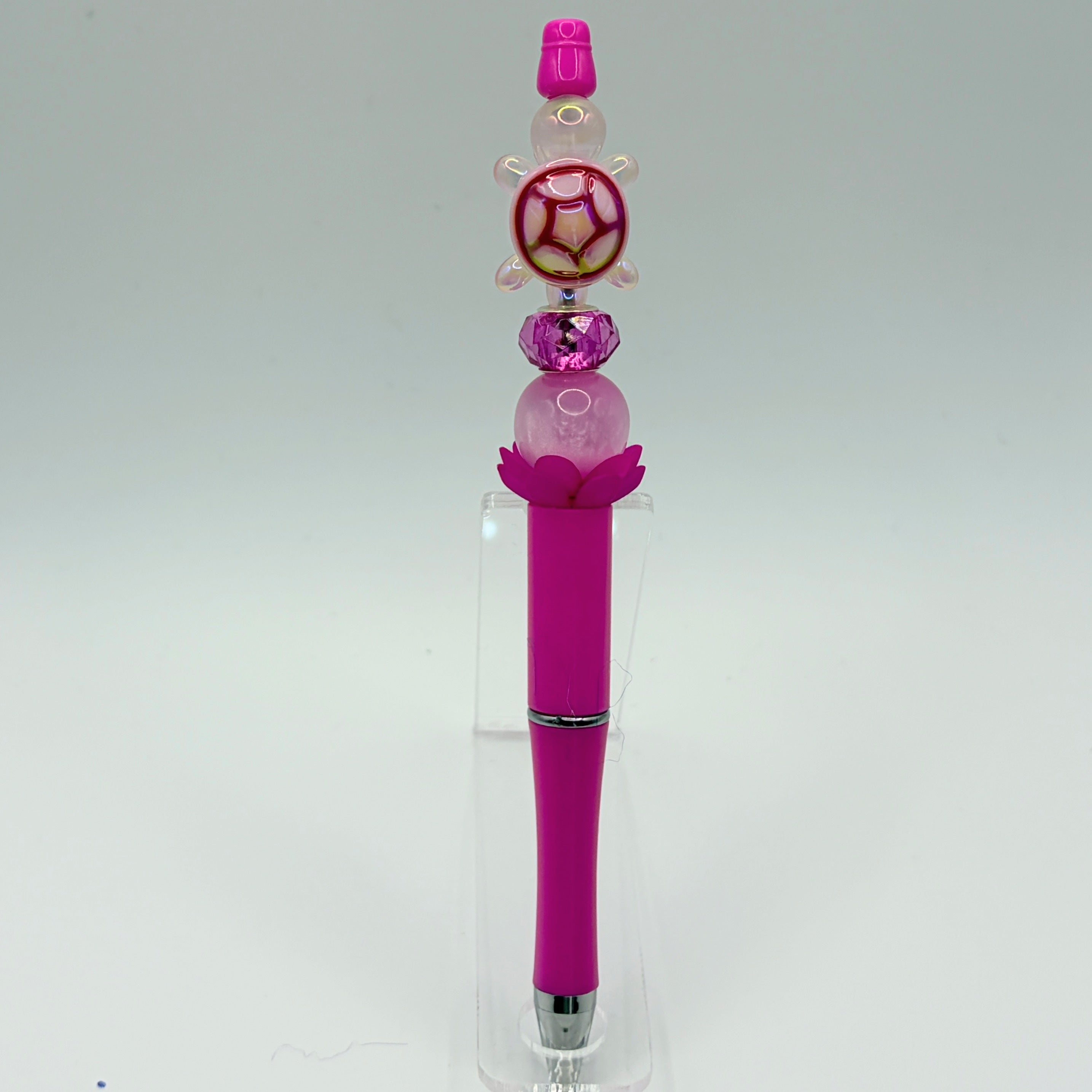 Beaded Turtle Pens – Coastal Sea Turtle Bead Pens | Choose Your Style A–F | Handmade Gift Pens