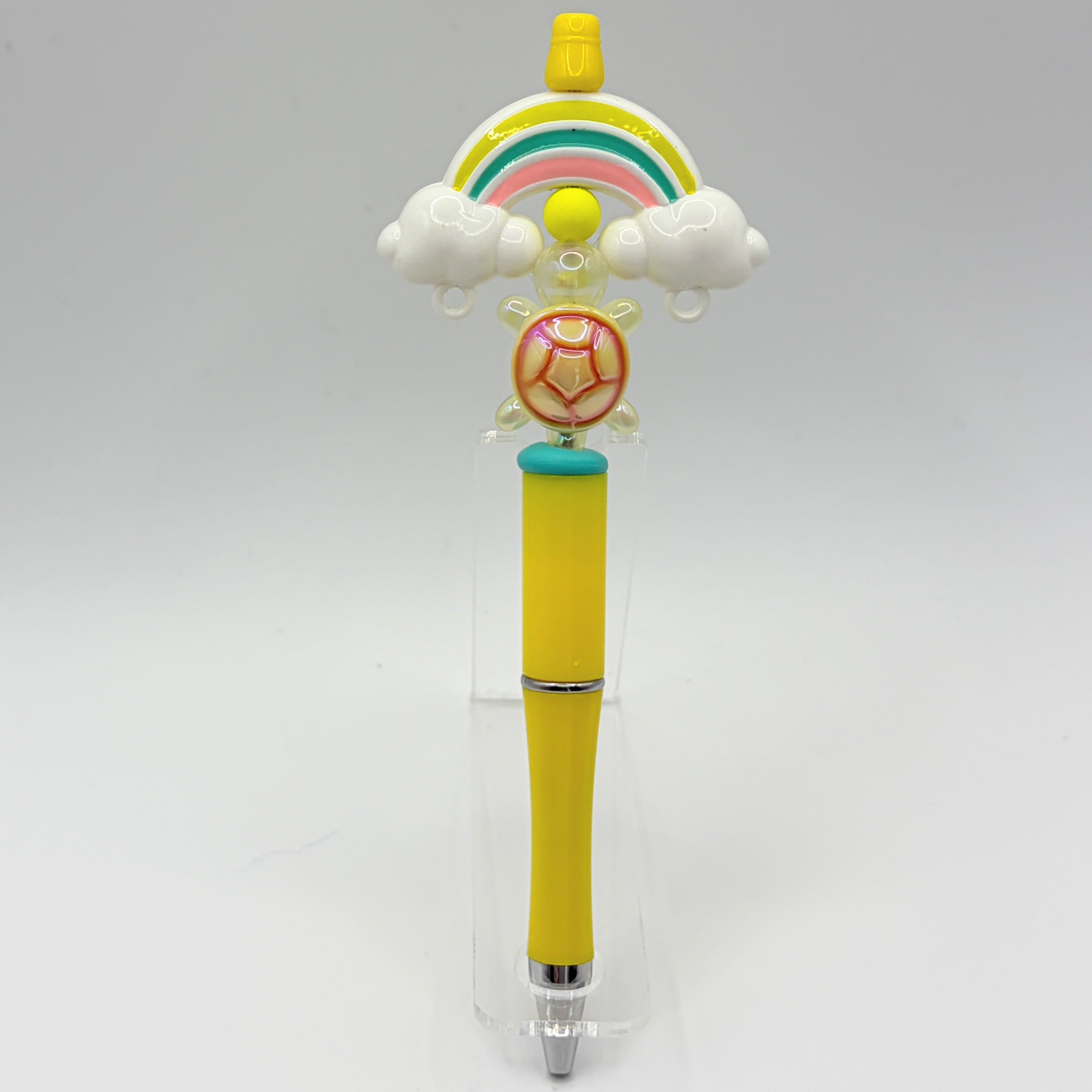 Beaded Turtle Pens – Coastal Sea Turtle Bead Pens | Choose Your Style A–F | Handmade Gift Pens