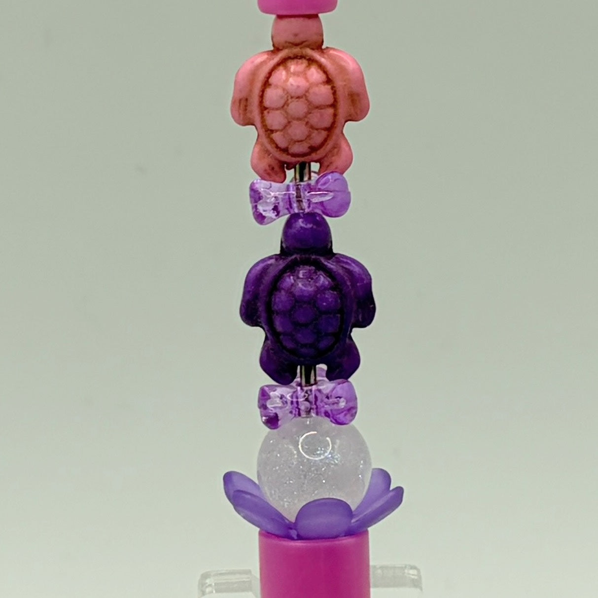 Beaded Turtle Pens – Coastal Sea Turtle Bead Pens | Choose Your Style A–F | Handmade Gift Pens