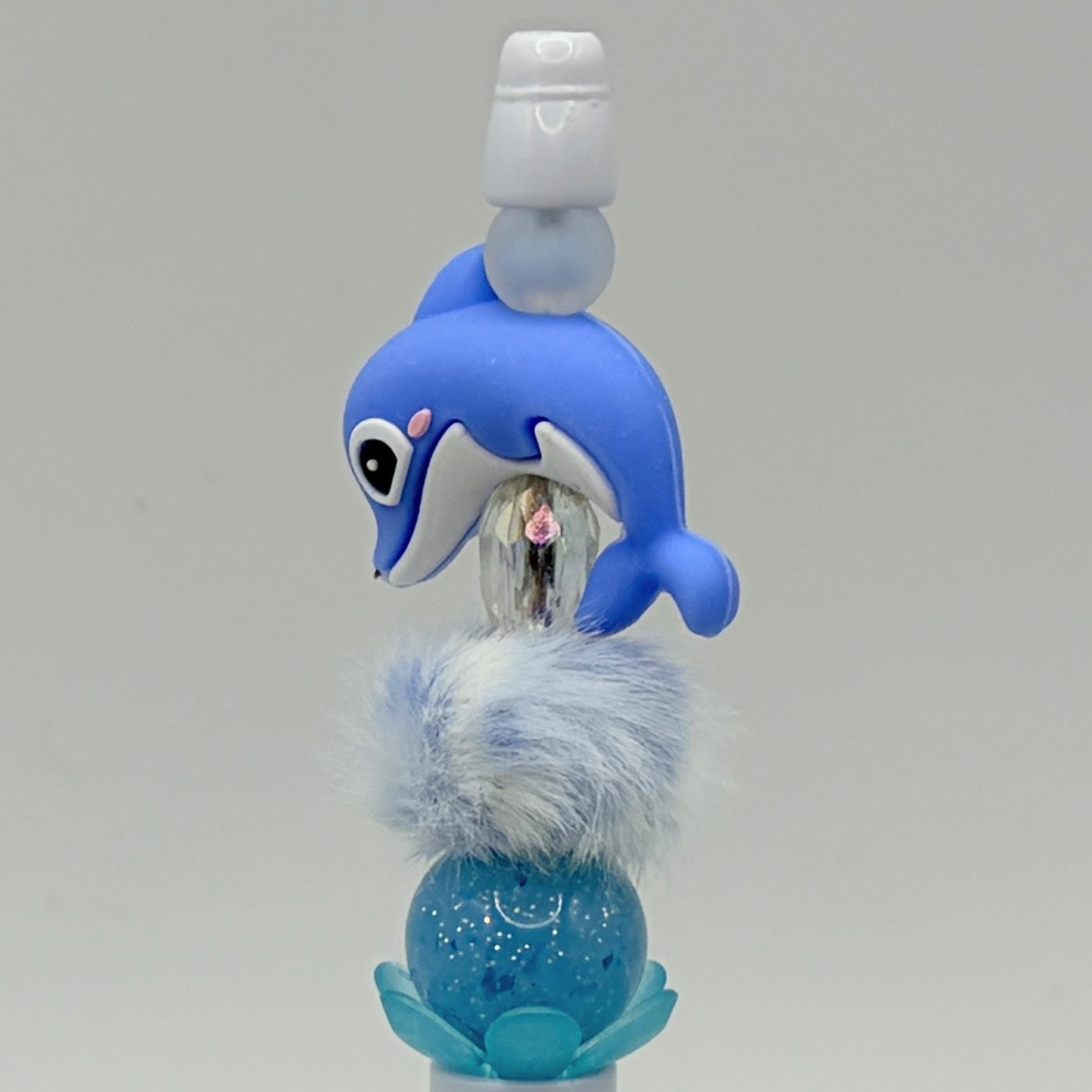 Whale & Dolphin Beaded Pens – Coastal Ocean Theme Pens | Orca, Dolphin & Whale | Choose Your Style A–D