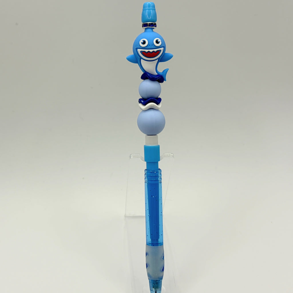 Ocean Animal Beaded Pencils – Kids Fun School Pencils | Seahorse, Shark & Fish | Choose Your Style A–C