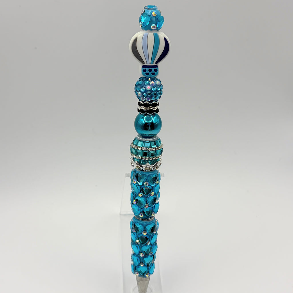 Bling Hot Air Balloon Beaded Pens – Rhinestone & Cute Statement Pens – Choose Your Style A B C