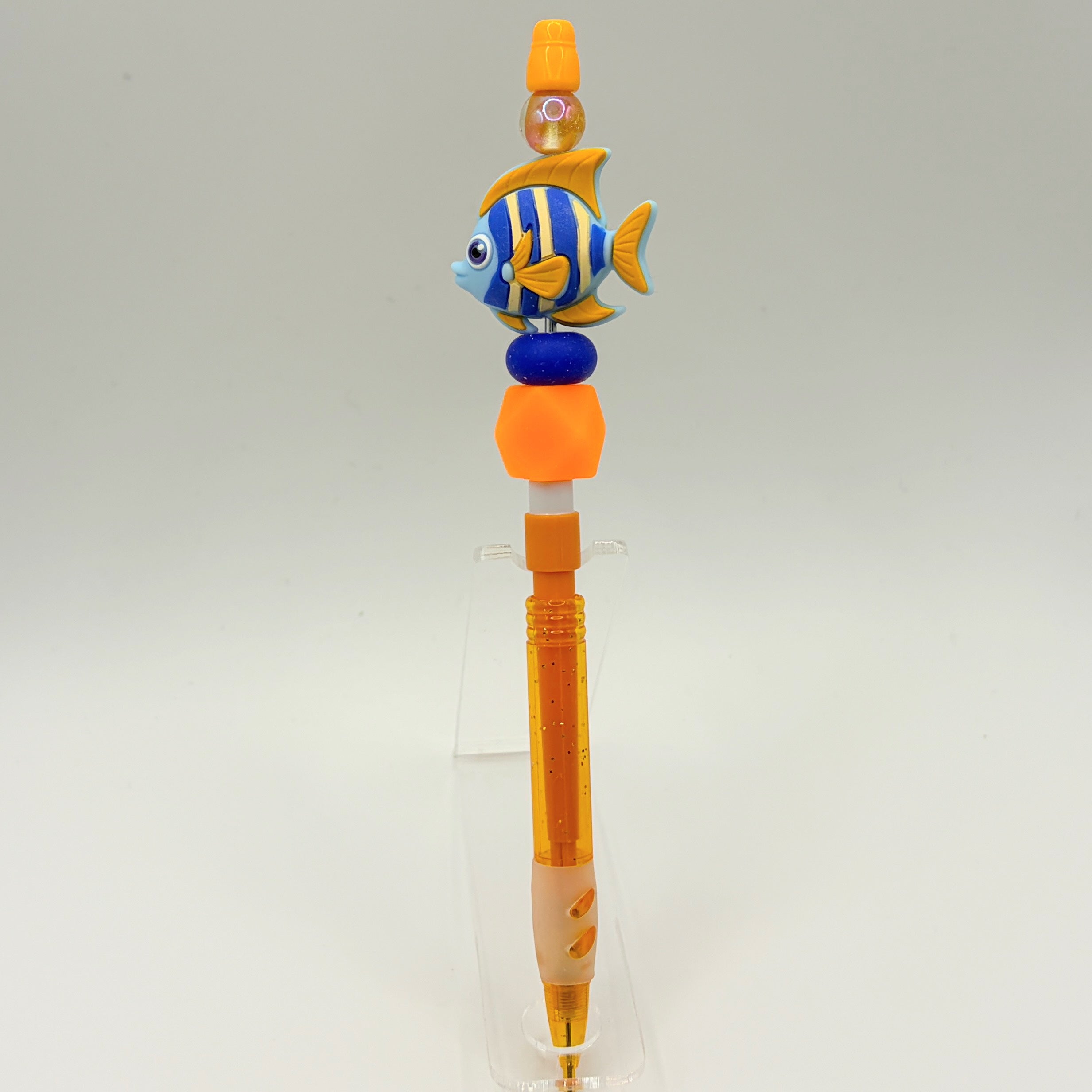 Ocean Animal Beaded Pencils – Kids Fun School Pencils | Seahorse, Shark & Fish | Choose Your Style A–C
