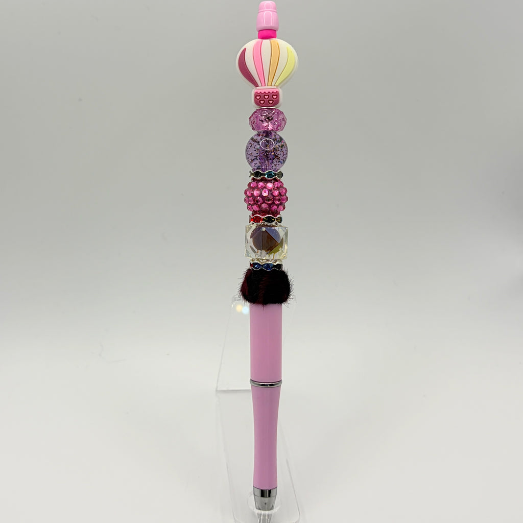 Bling Hot Air Balloon Beaded Pens – Rhinestone & Cute Statement Pens – Choose Your Style A B C