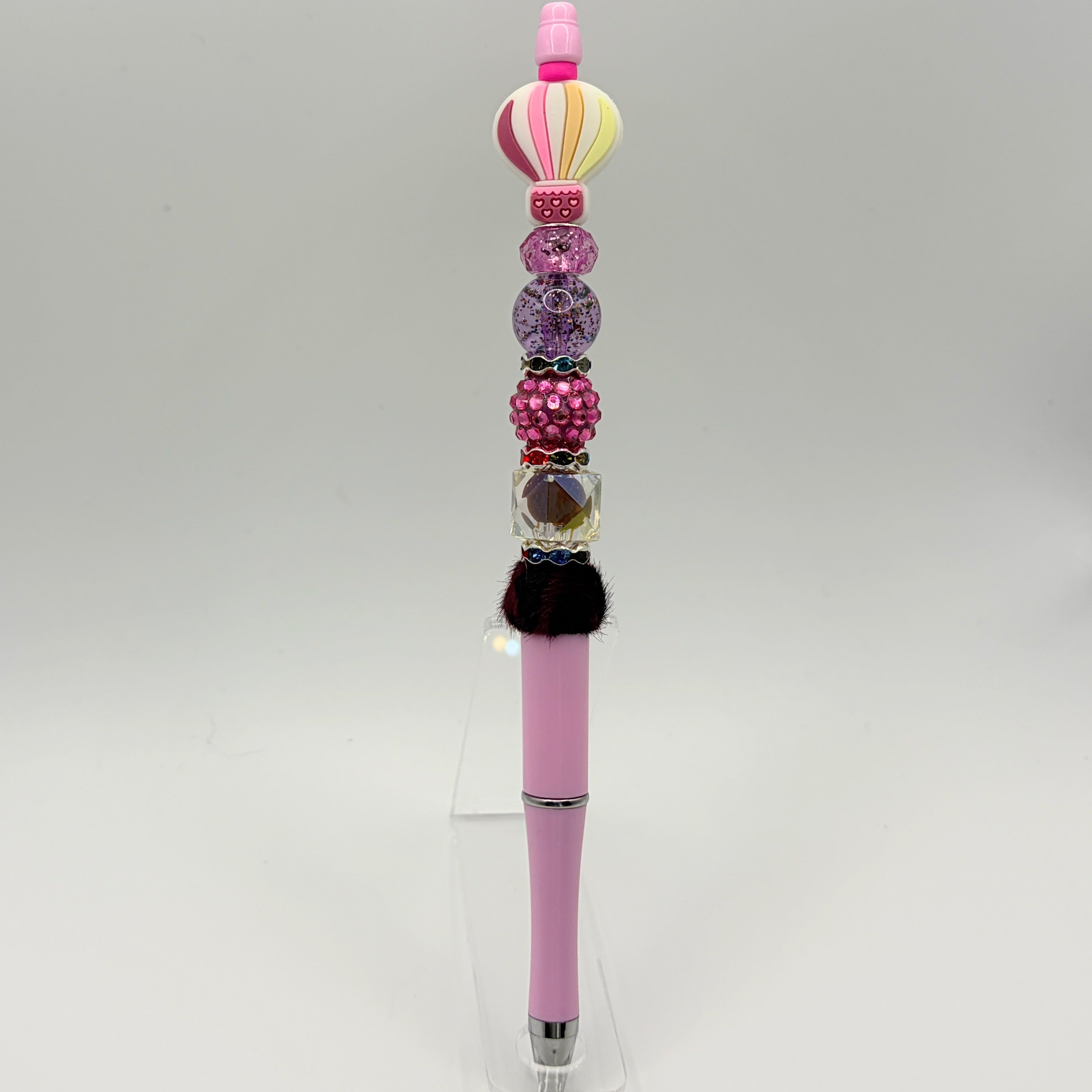 Bling Hot Air Balloon Beaded Pens – Rhinestone & Cute Statement Pens – Choose Your Style A B C