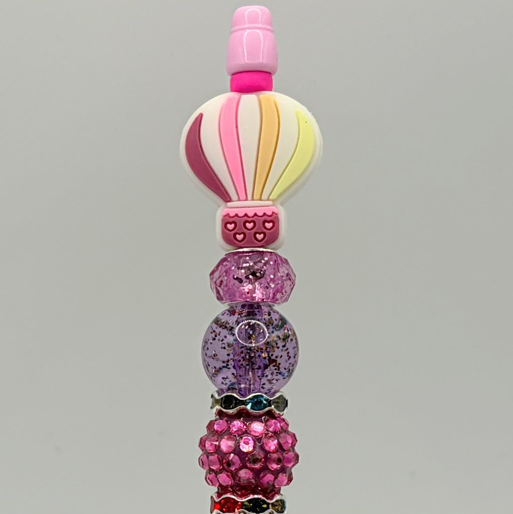Bling Hot Air Balloon Beaded Pens – Rhinestone & Cute Statement Pens – Choose Your Style A B C