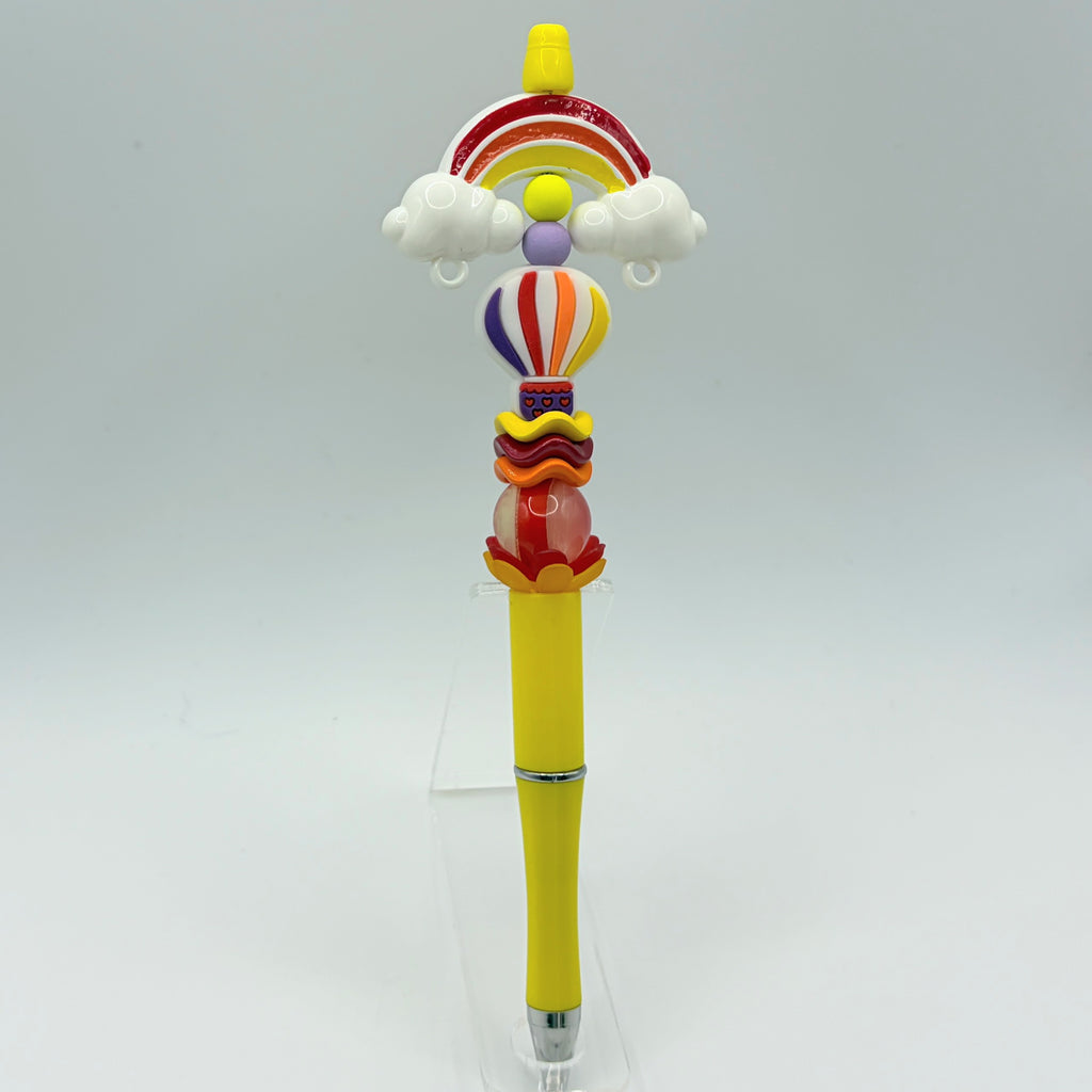 Hot Air Balloon Beaded Pens – Colorful Handmade Pens – Cute Gift Pens – Choose Your Style A or B