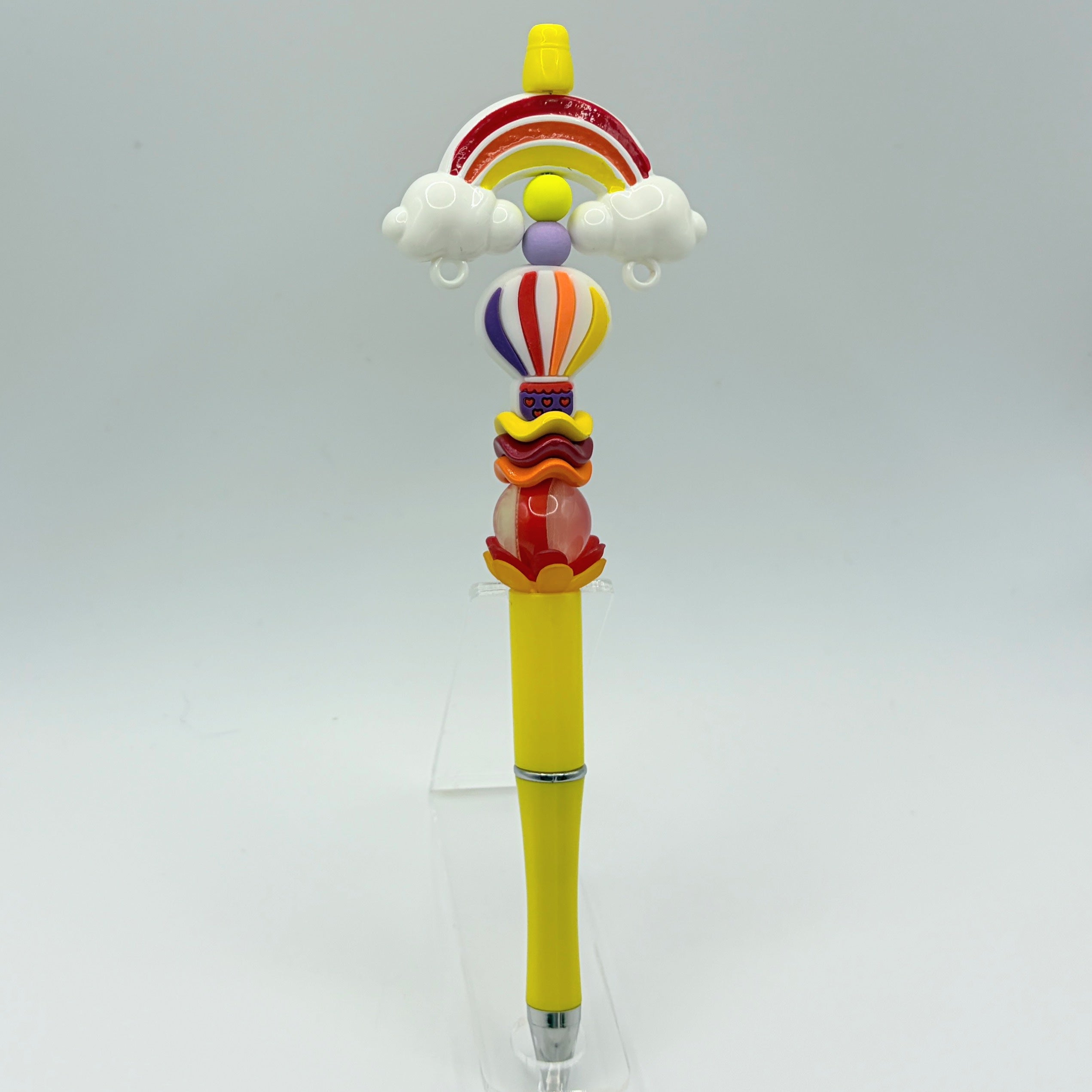 Hot Air Balloon Beaded Pens – Colorful Handmade Pens – Cute Gift Pens – Choose Your Style A or B