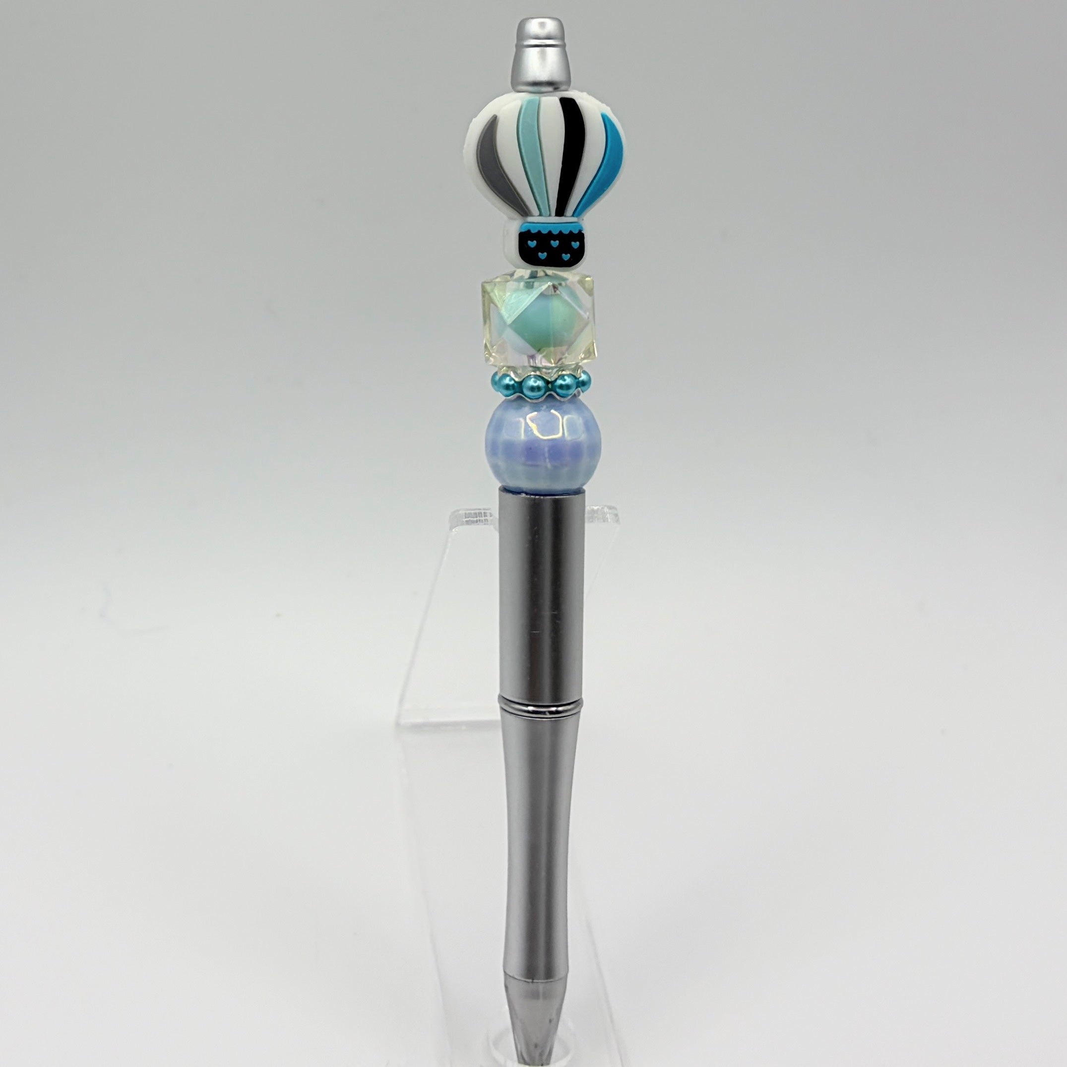 Hot Air Balloon Beaded Pens – Colorful Handmade Pens – Cute Gift Pens – Choose Your Style A or B