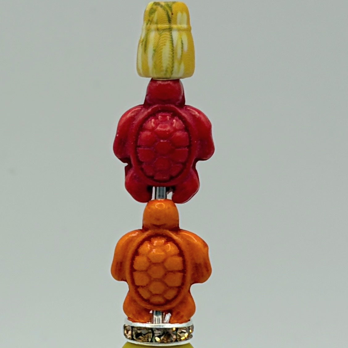 Beaded Turtle Pens – Coastal Sea Turtle Bead Pens | Choose Your Style A–F | Handmade Gift Pens