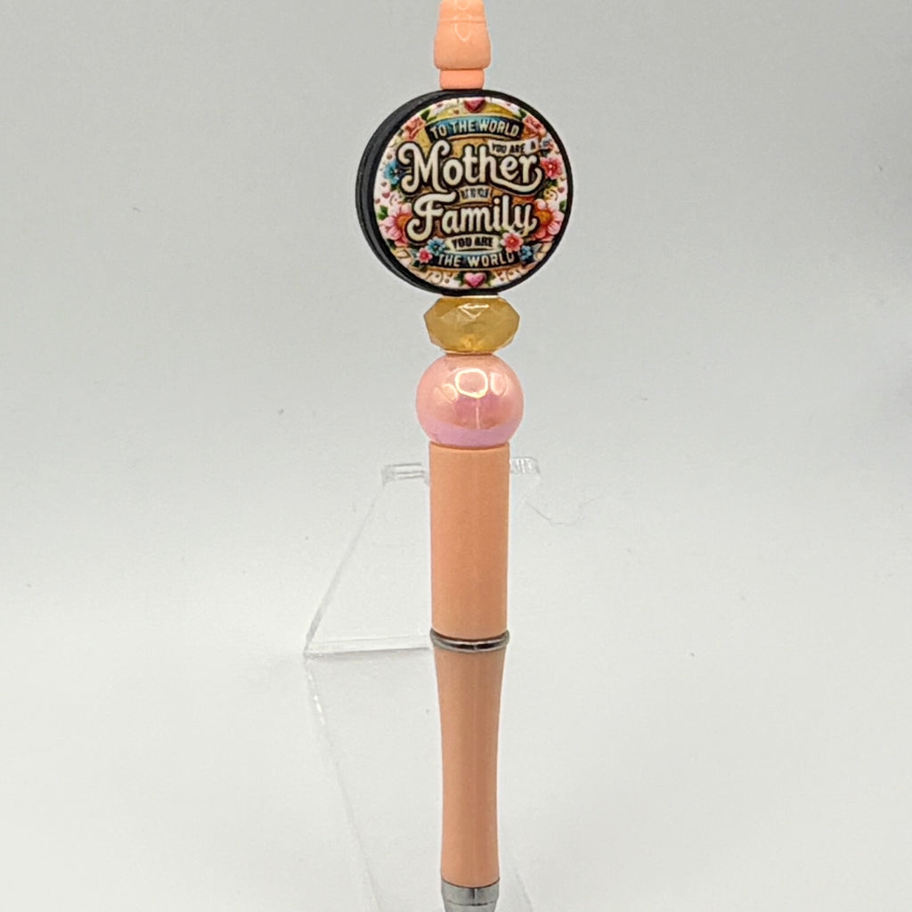 Mother’s Day Beaded Pens – Choose Your Style A–R | Handmade Gift Pens for Mom | Cute Custom Ink Pens