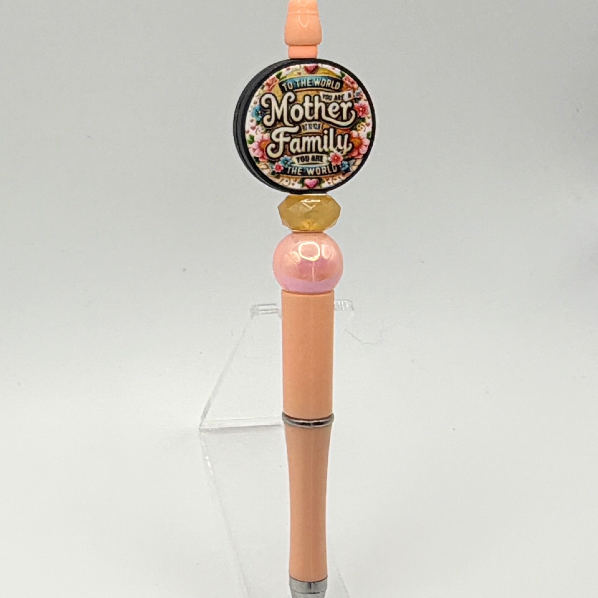 Mother’s Day Beaded Pens – Choose Your Style A–R | Handmade Gift Pens for Mom | Cute Custom Ink Pens