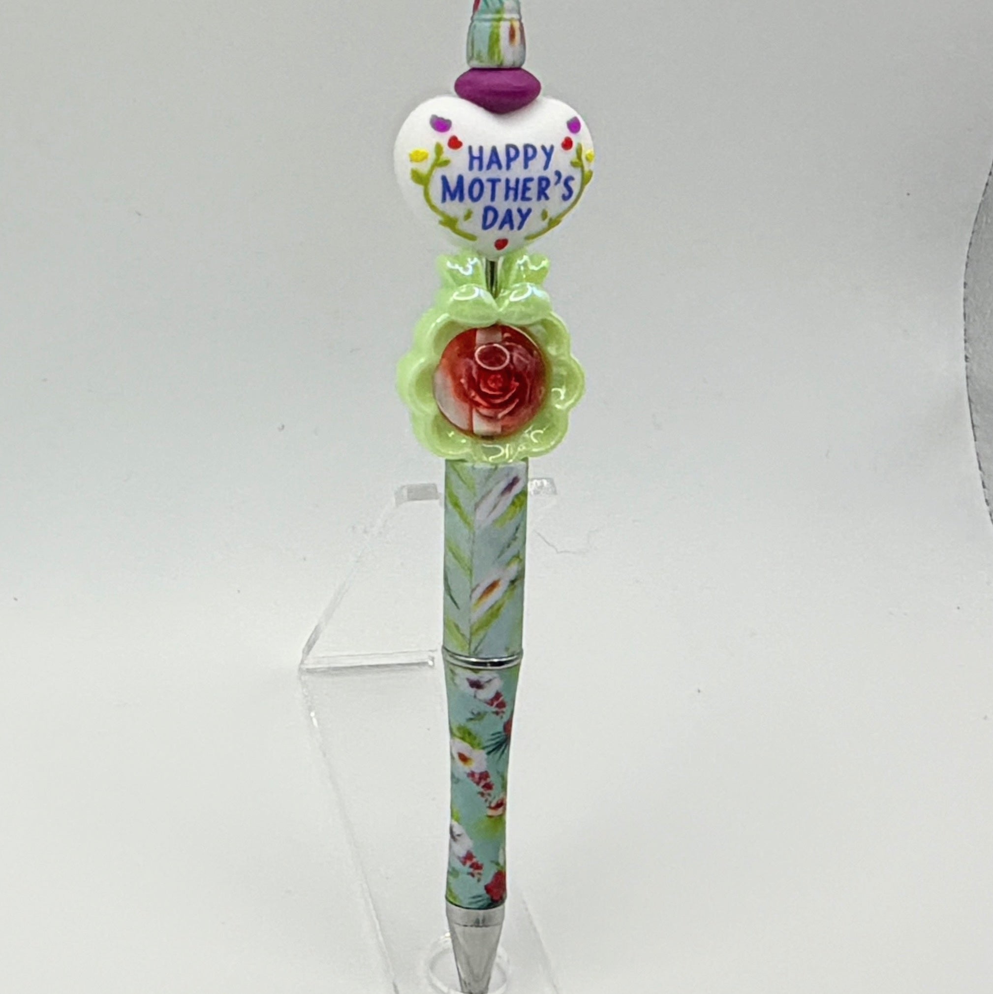 Mother’s Day Beaded Pens – Choose Your Style A–R | Handmade Gift Pens for Mom | Cute Custom Ink Pens
