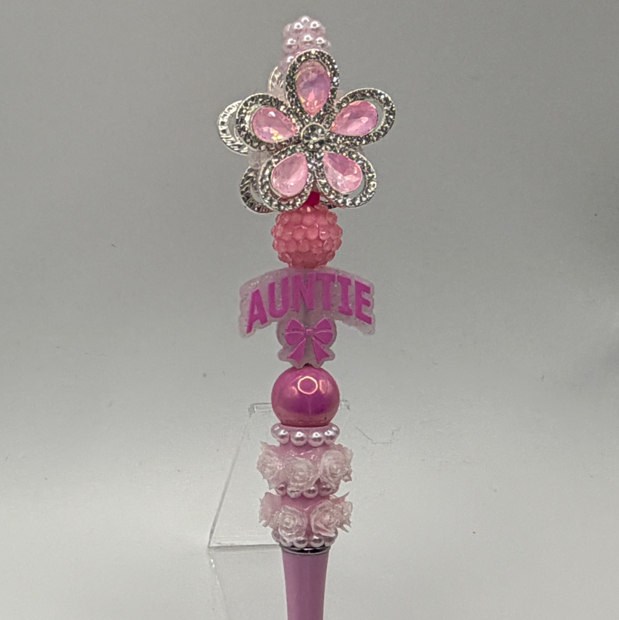Auntie & Sister Beaded Pens – Choose Your Style A–H | Handmade Gifts for Auntie & Sister | Cute Gift Pens