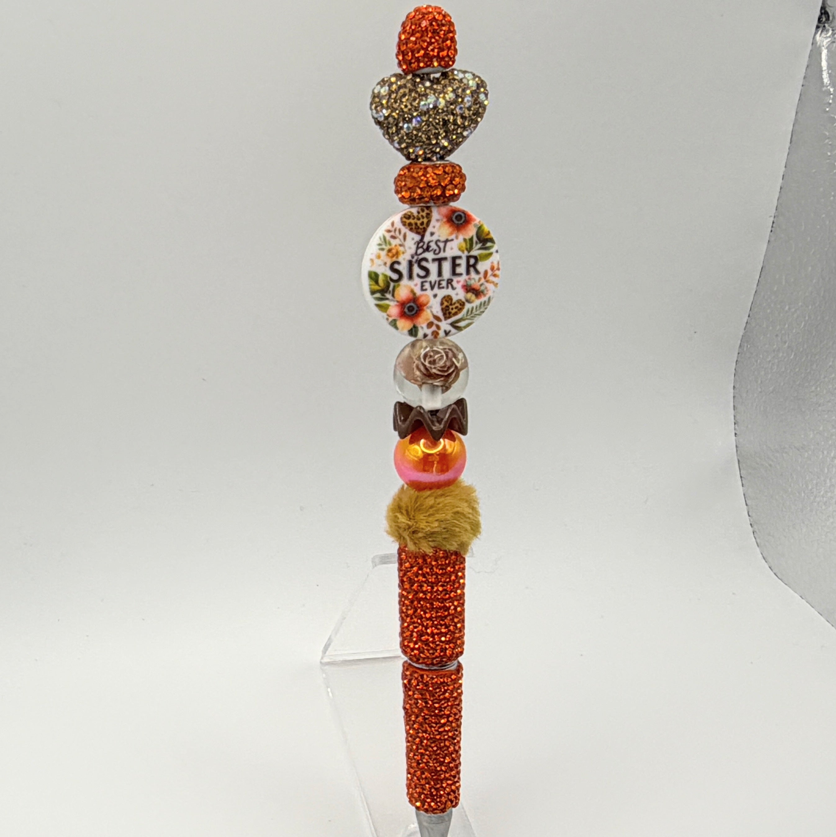 Auntie & Sister Beaded Pens – Choose Your Style A–H | Handmade Gifts for Auntie & Sister | Cute Gift Pens