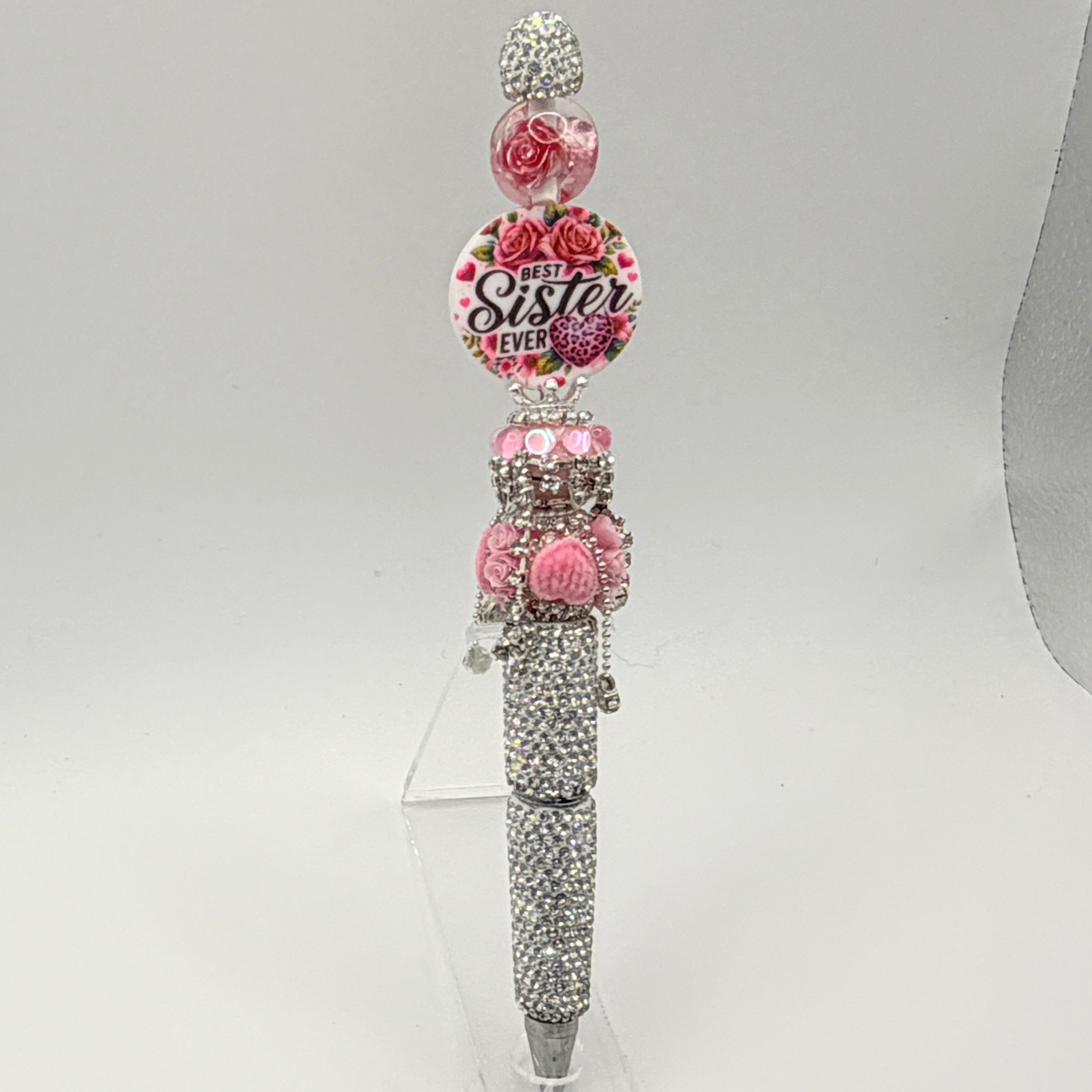 Auntie & Sister Beaded Pens – Choose Your Style A–H | Handmade Gifts for Auntie & Sister | Cute Gift Pens