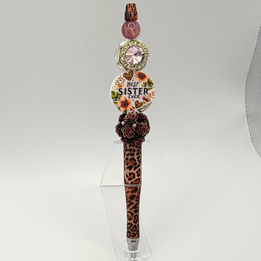 Auntie & Sister Beaded Pens – Choose Your Style A–H | Handmade Gifts for Auntie & Sister | Cute Gift Pens