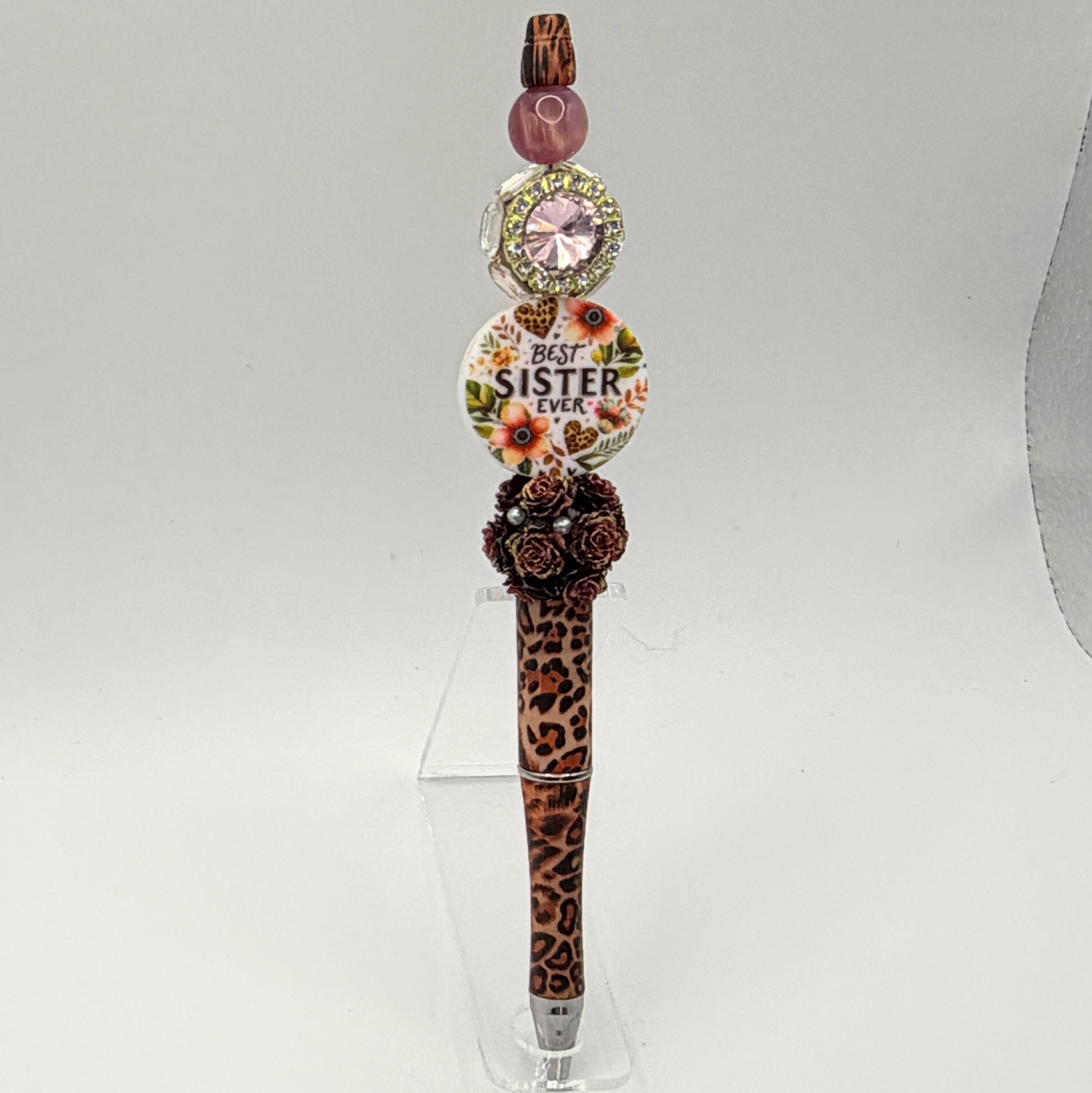 Auntie & Sister Beaded Pens – Choose Your Style A–H | Handmade Gifts for Auntie & Sister | Cute Gift Pens