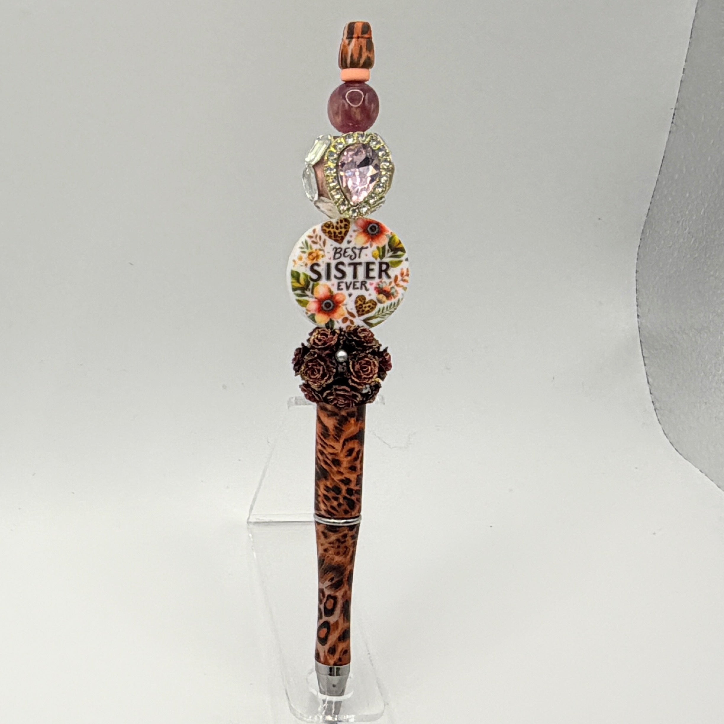 Auntie & Sister Beaded Pens – Choose Your Style A–H | Handmade Gifts for Auntie & Sister | Cute Gift Pens