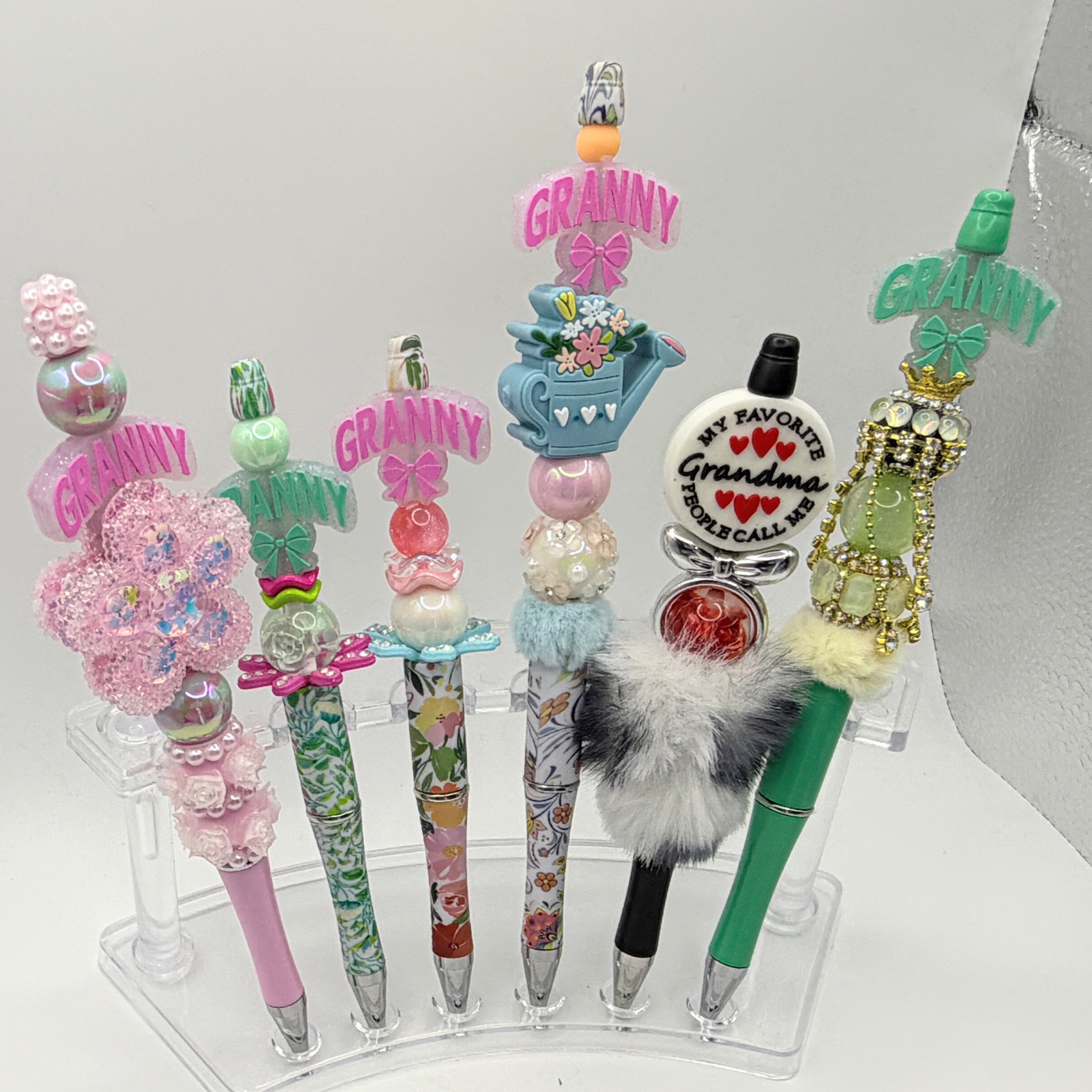 Granny & Grandma Beaded Pens – Choose Your Style A–L | Handmade Gifts for Grandma | Mother’s Day Pens
