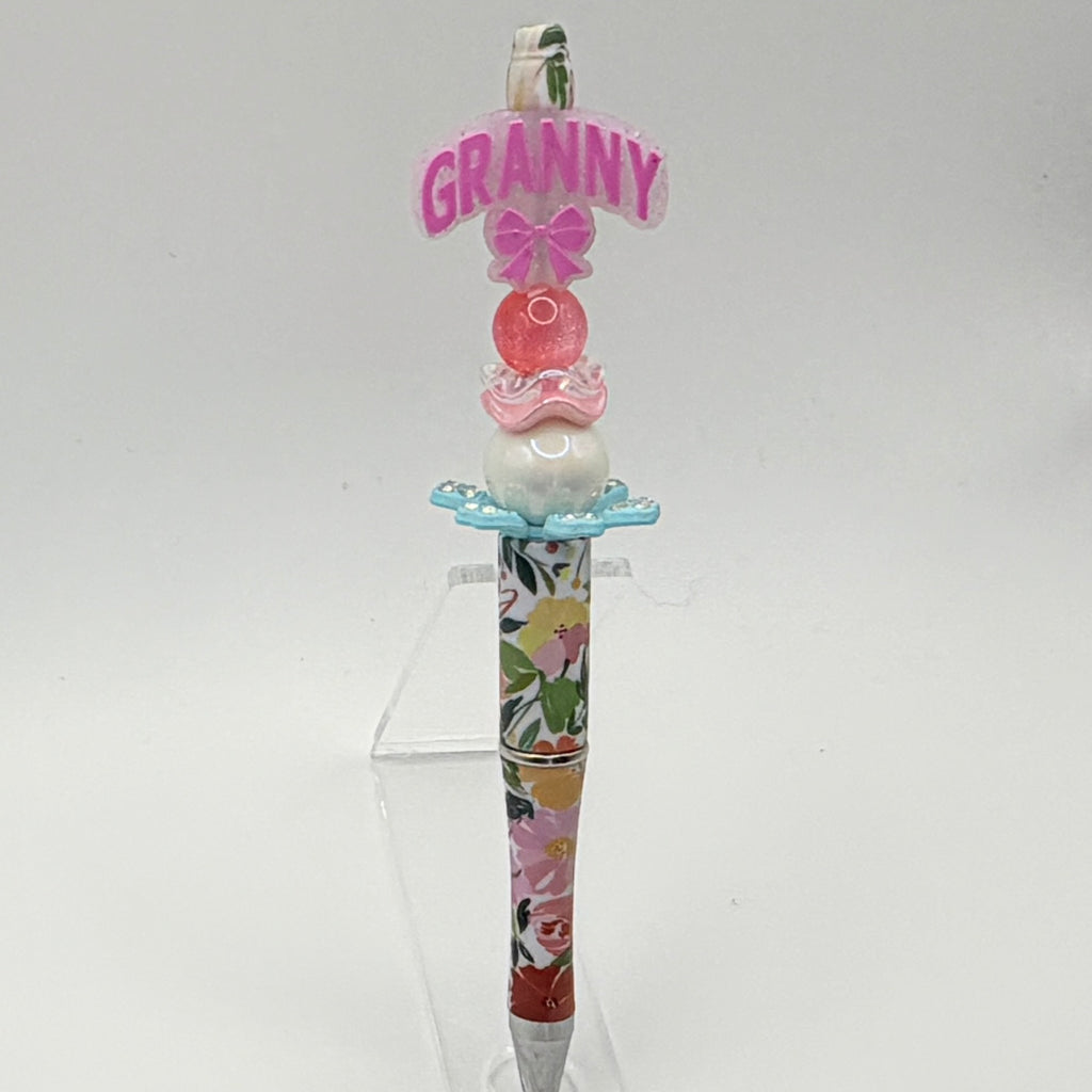 Granny & Grandma Beaded Pens – Choose Your Style A–L | Handmade Gifts for Grandma | Mother’s Day Pens