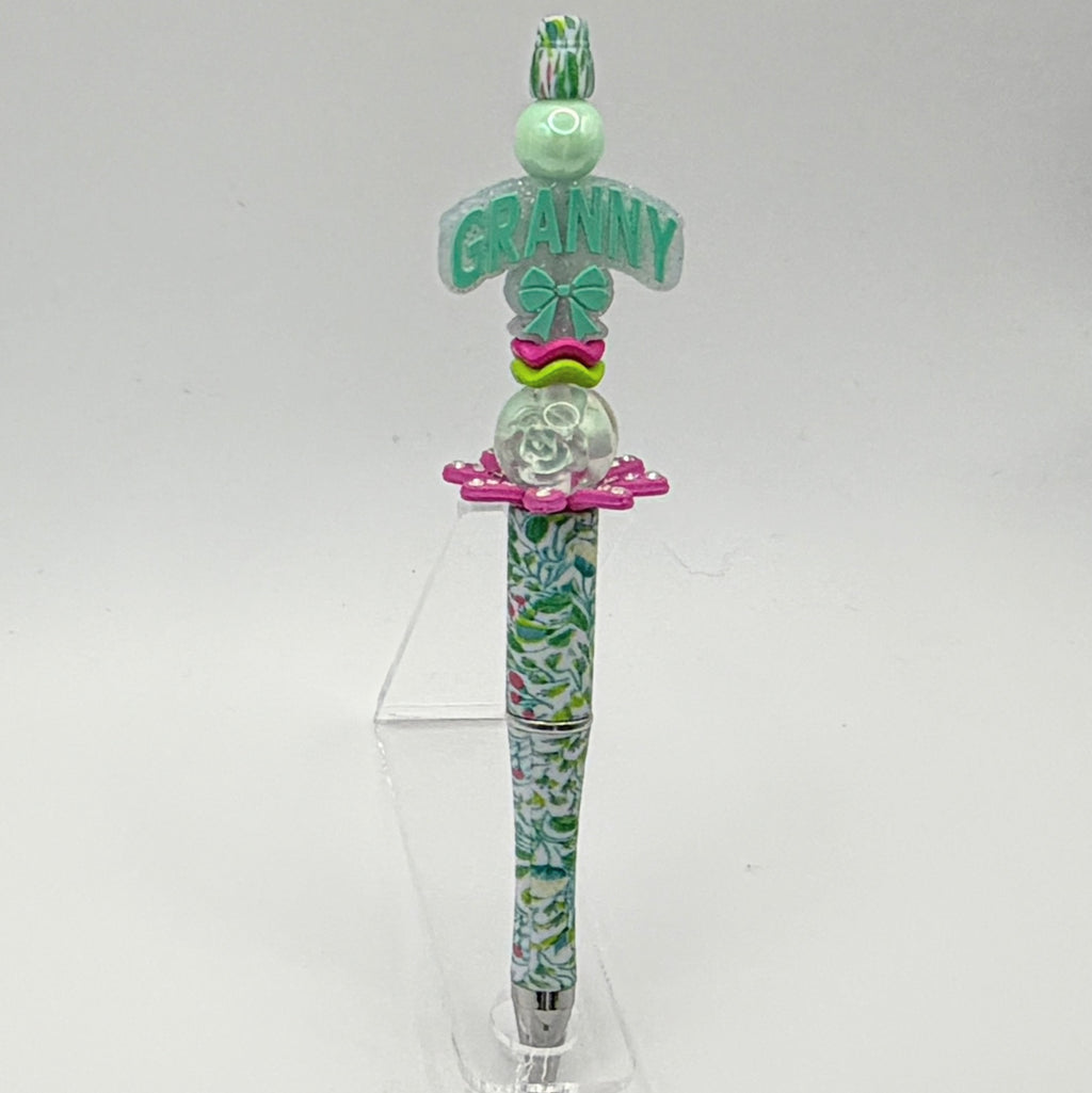 Granny & Grandma Beaded Pens – Choose Your Style A–L | Handmade Gifts for Grandma | Mother’s Day Pens