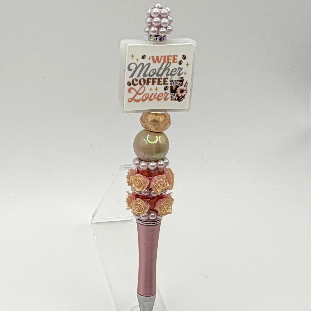 Mom & Mama Beaded Pens – Choose Your Style A–J | Handmade Mother’s Day Gift Pens | Cute Gifts for Mom